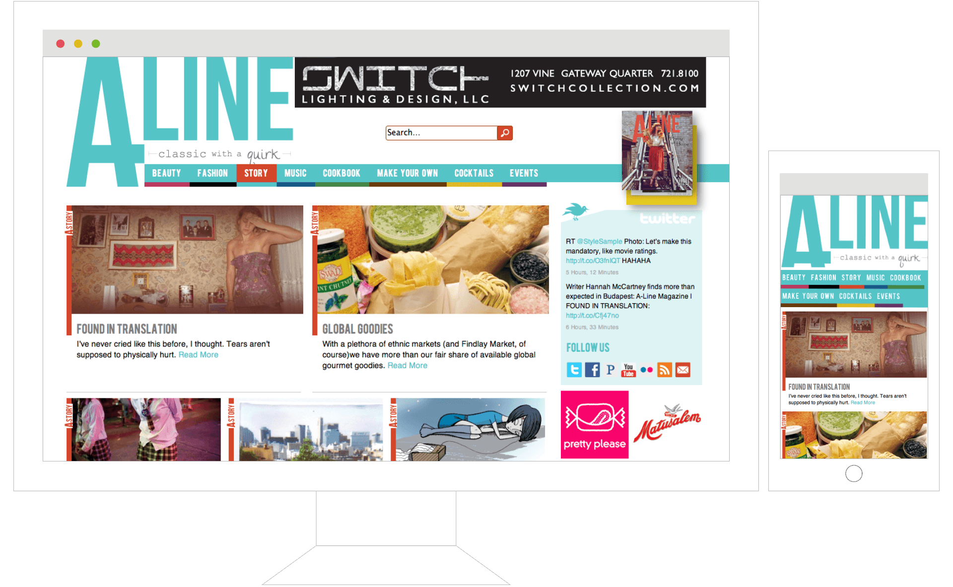 A-Line responsive design