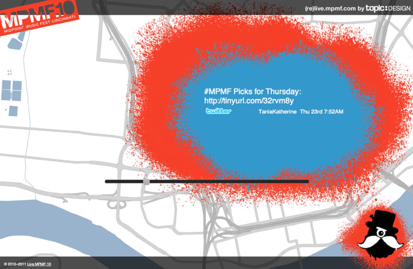 MPMF Twitter post display